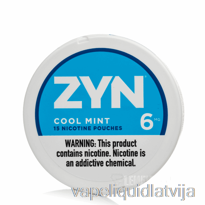 Zyn Nikotīna Maisiņi - Vēss Piparmētru 6mg Vape šķidrums